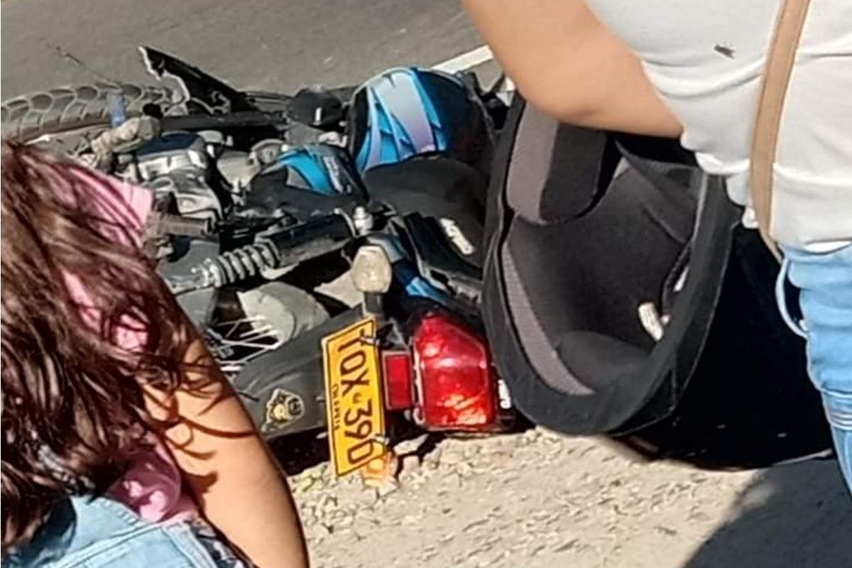 Serious traffic accident leaves a motorcyclist dead