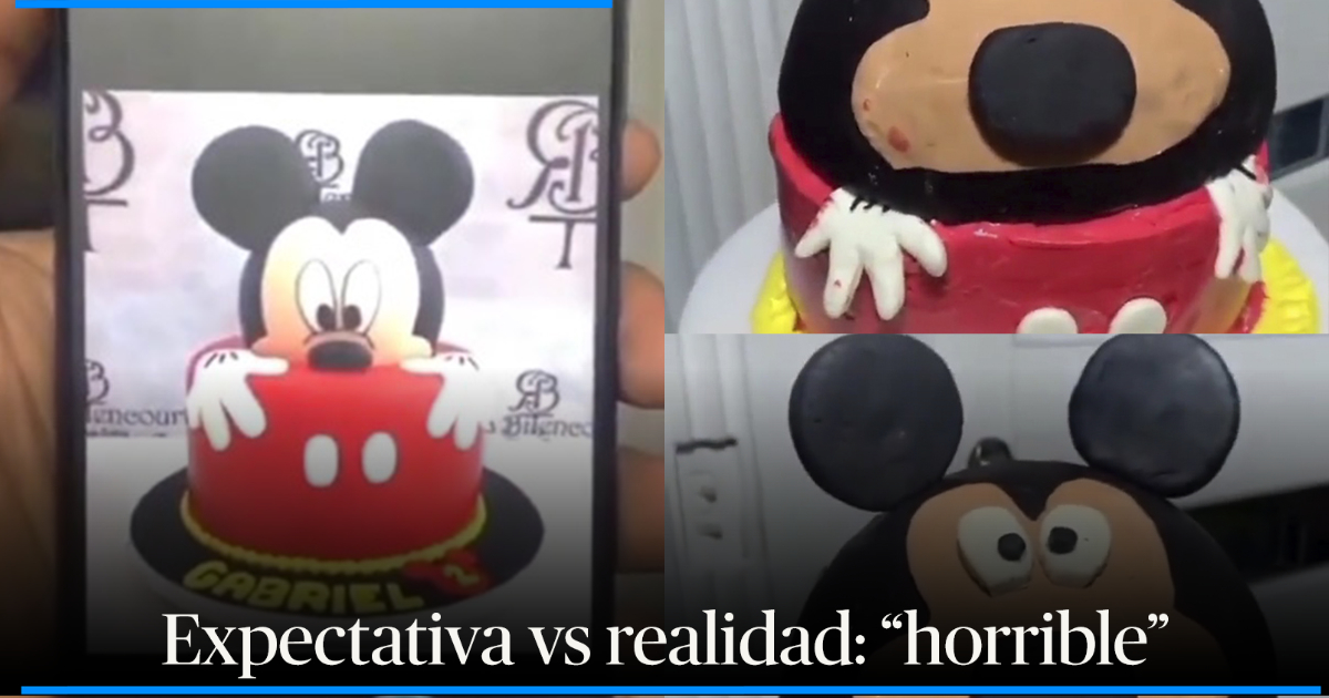 Miren la vulgaridad”: pidieron torta de Mickey Mouse y la realidad causó  burlas de todo tipo | El Nuevo Día