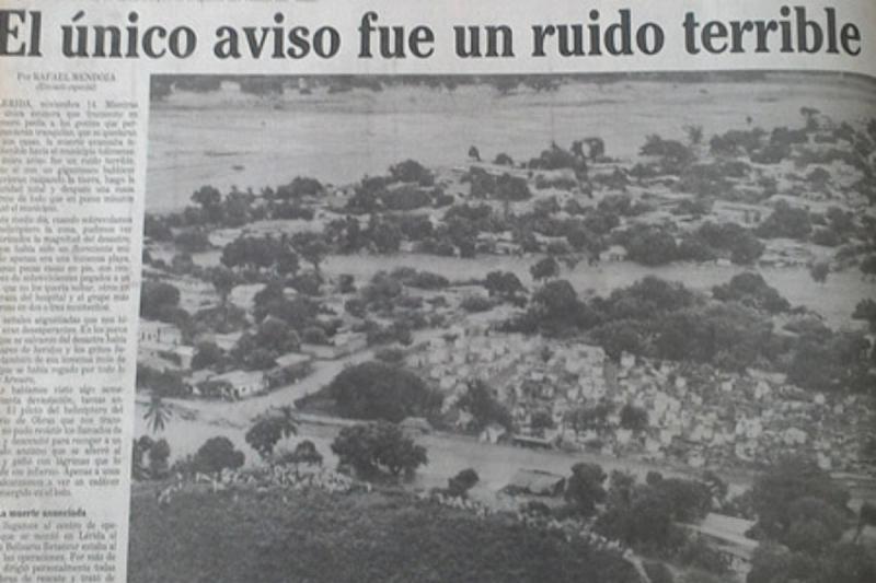 Artículo diario El Espectador, 15 de noviembre de 1985.