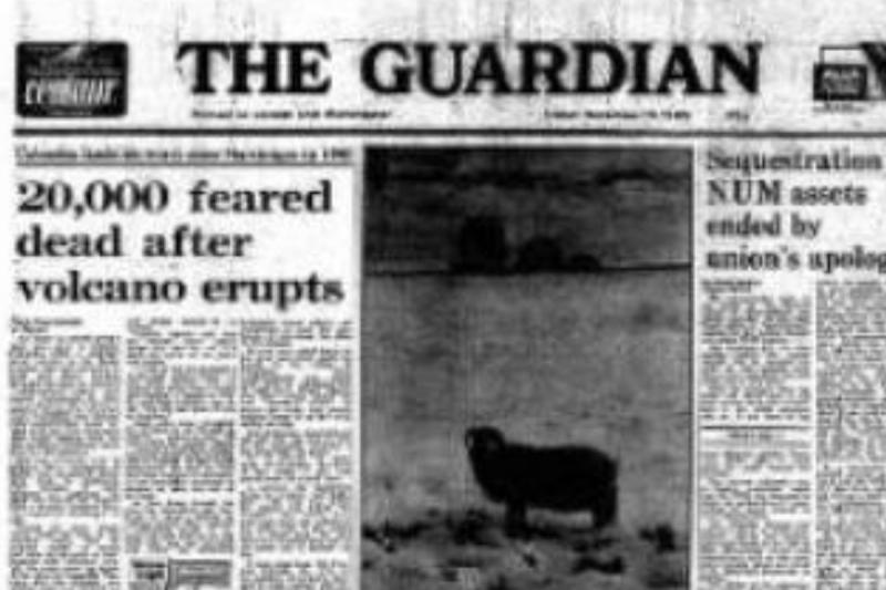 The Guardian, medio Británico, 1985