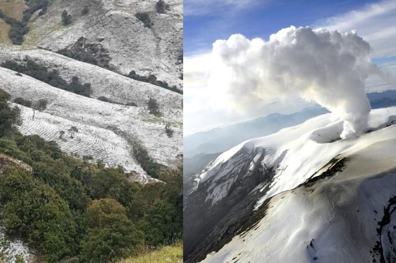 La verdad sobre la “foto de cenizas del Volcán del Ruiz” que está causando temor en el Tolima