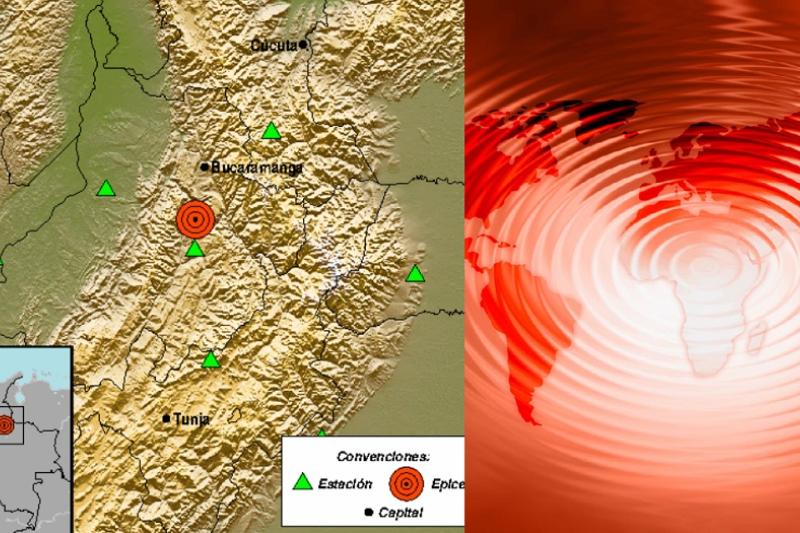 ¡Duro sismo despertó a los colombianos este martes! Fue de más de 4 grados: vea el epicentro