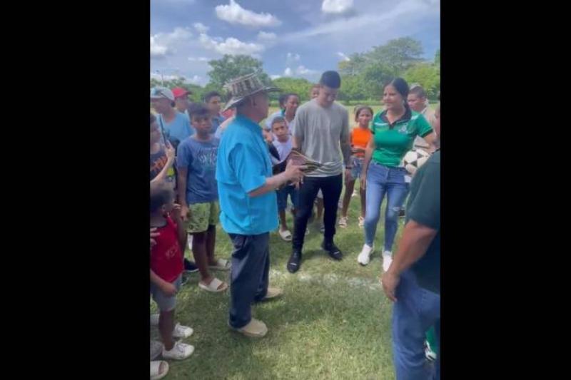 Captura del video que circula en redes sociales.