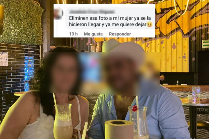 Restaurante delató a pareja de infieles tras publicar fotos en redes: había ido con la otra mujer