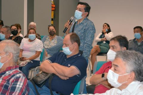 Reunión de habitantes del barrio La Samaria y de sectores aledaños. 