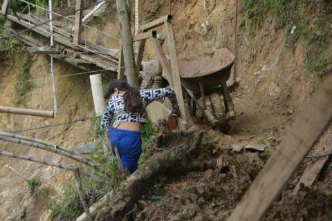  Por cuenta de las lluvias, varias familias estarían en riesgo de perder sus hogares. 