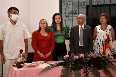 Orlando Giraldo, orgulloso miembro del club Rotary, durante 30 años.