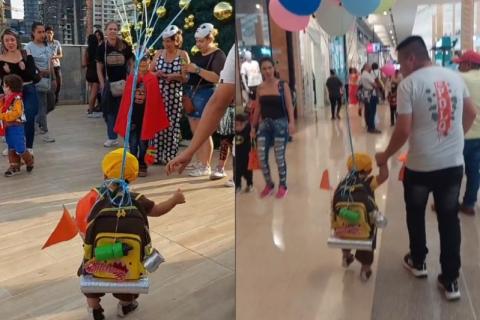 Pequeño en Ibagué se robó todas las miradas por su disfraz de Halloween, ¡enamoró en redes!