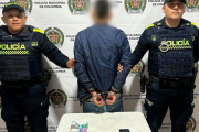 Joven capturado por delito de extorsión. 