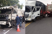 Choque en la vía Honda - Guaduas generó congestión vehicular la mañana de este lunes.