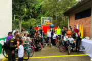 Esta donación fue realidad gracias a la Policía, la comunidad y la empresa Full Bike Sport.